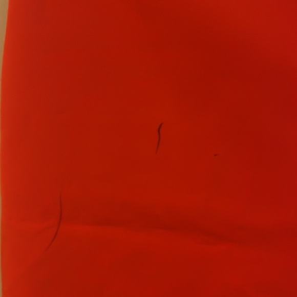 Beautiful mini skirt in a burnt orange with the front slit - Picture 6 of 6